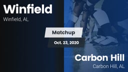 Matchup: Winfield vs. Carbon Hill  2020