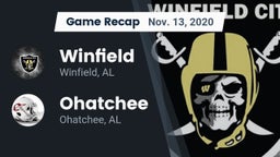 Recap: Winfield  vs. Ohatchee  2020