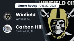 Recap: Winfield  vs. Carbon Hill  2021