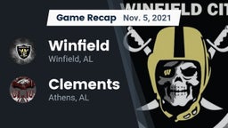 Recap: Winfield  vs. Clements  2021