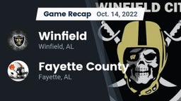 Recap: Winfield  vs. Fayette County  2022