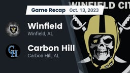 Recap: Winfield  vs. Carbon Hill  2023