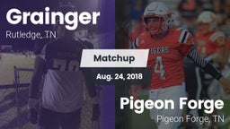 Matchup: Grainger vs. Pigeon Forge  2018