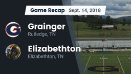 Recap: Grainger  vs. Elizabethton  2018