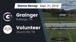Recap: Grainger  vs. Volunteer  2018