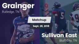 Matchup: Grainger vs. Sullivan East  2018