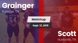 Matchup: Grainger vs. Scott  2019