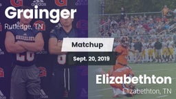 Matchup: Grainger vs. Elizabethton  2019