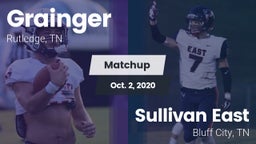 Matchup: Grainger vs. Sullivan East  2020
