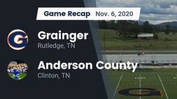 Recap: Grainger  vs. Anderson County  2020