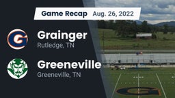 Recap: Grainger  vs. Greeneville  2022