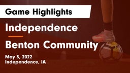 Independence  vs Benton Community Game Highlights - May 3, 2022