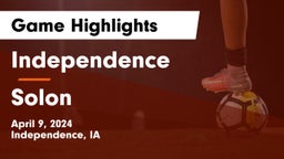 Independence  vs Solon  Game Highlights - April 9, 2024