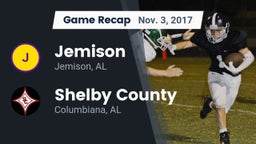 Recap: Jemison  vs. Shelby County  2017