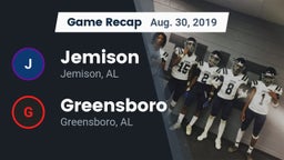 Recap: Jemison  vs. Greensboro  2019