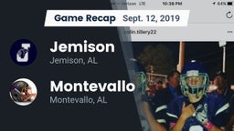 Recap: Jemison  vs. Montevallo  2019