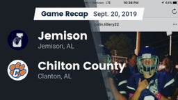 Recap: Jemison  vs. Chilton County  2019