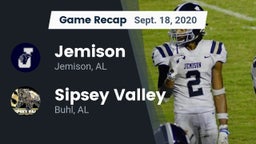 Recap: Jemison  vs. Sipsey Valley  2020