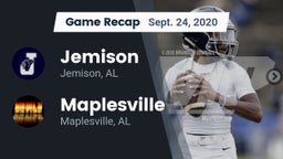 Recap: Jemison  vs. Maplesville  2020