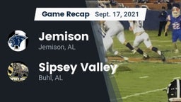 Recap: Jemison  vs. Sipsey Valley  2021