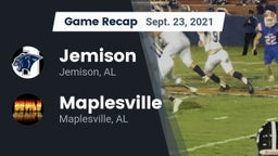 Recap: Jemison  vs. Maplesville  2021