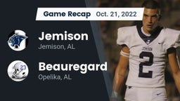 Recap: Jemison  vs. Beauregard  2022