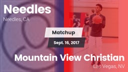Matchup: Needles vs. Mountain View Christian  2017