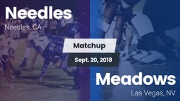 Matchup: Needles vs. Meadows  2018