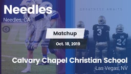 Matchup: Needles vs. Calvary Chapel Christian School 2019