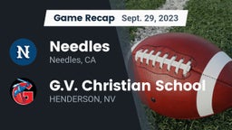 Recap: Needles  vs. G.V. Christian School 2023