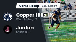 Recap: Copper Hills HS vs. Jordan  2019