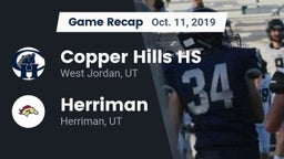 Recap: Copper Hills HS vs. Herriman  2019