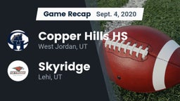 Recap: Copper Hills HS vs. Skyridge  2020
