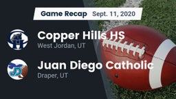 Recap: Copper Hills HS vs. Juan Diego Catholic  2020