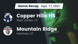 Recap: Copper Hills HS vs. Mountain Ridge  2021