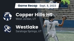 Recap: Copper Hills HS vs. Westlake  2023