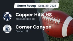 Recap: Copper Hills HS vs. Corner Canyon  2023