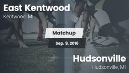 Matchup: East Kentwood vs. Hudsonville  2016