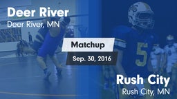 Matchup: Deer River vs. Rush City  2016