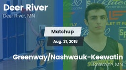 Matchup: Deer River vs. Greenway/Nashwauk-Keewatin  2018
