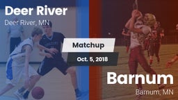 Matchup: Deer River vs. Barnum  2018