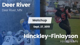 Matchup: Deer River vs. Hinckley-Finlayson  2019