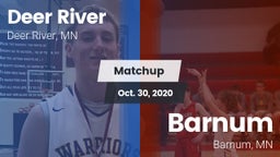 Matchup: Deer River vs. Barnum  2020