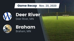 Recap: Deer River  vs. Braham  2020