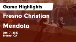 Fresno Christian vs Mendota  Game Highlights - Jan. 7, 2022
