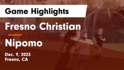 Fresno Christian vs Nipomo  Game Highlights - Dec. 9, 2023