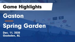 Gaston  vs Spring Garden Game Highlights - Dec. 11, 2020