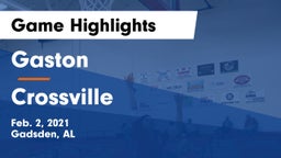 Gaston  vs Crossville  Game Highlights - Feb. 2, 2021