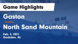 Gaston  vs North Sand Mountain  Game Highlights - Feb. 4, 2021