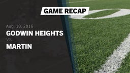 Recap: Godwin Heights  vs. Martin  2016